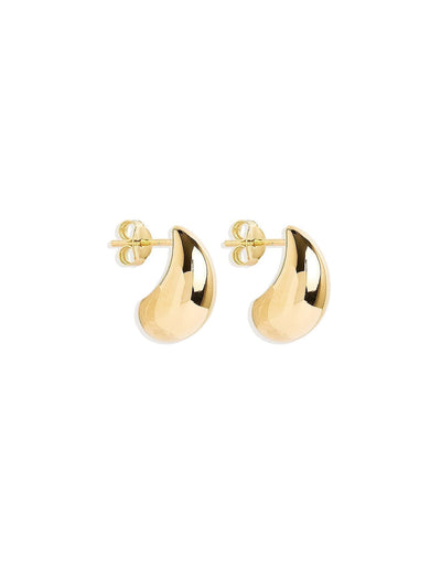Elara – Gold Teardrop Earrings
