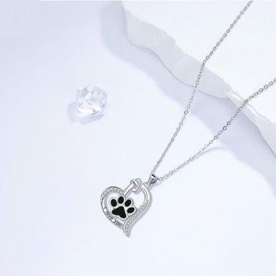Heart & Paw Necklace - A Reminder of Loyal Companions