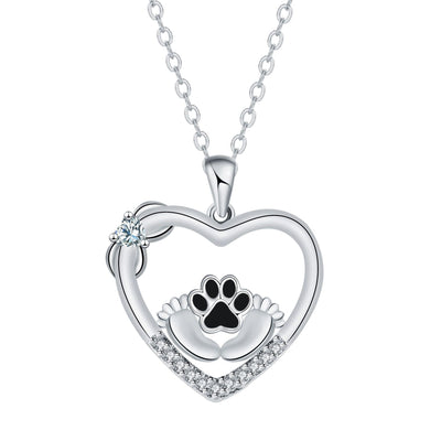 Loyal Companions Heartfelt Necklace