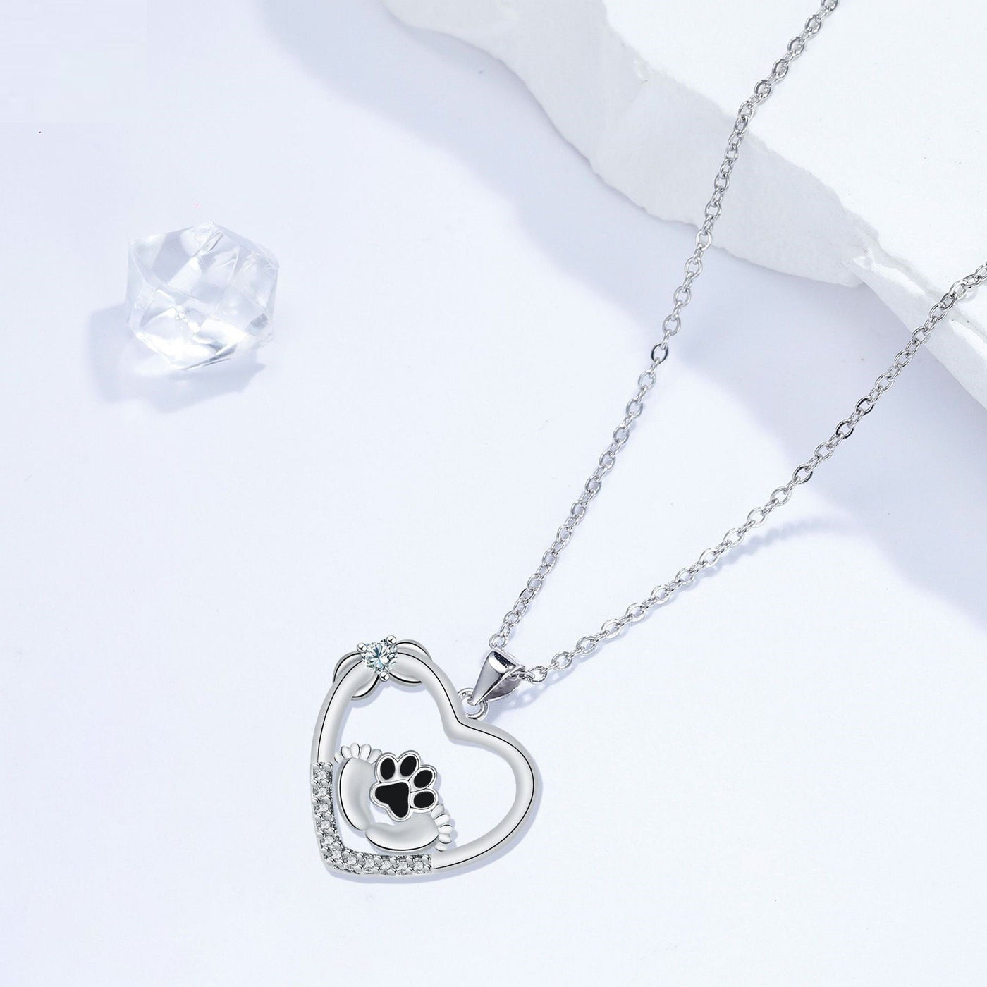 Loyal Companions Heartfelt Necklace