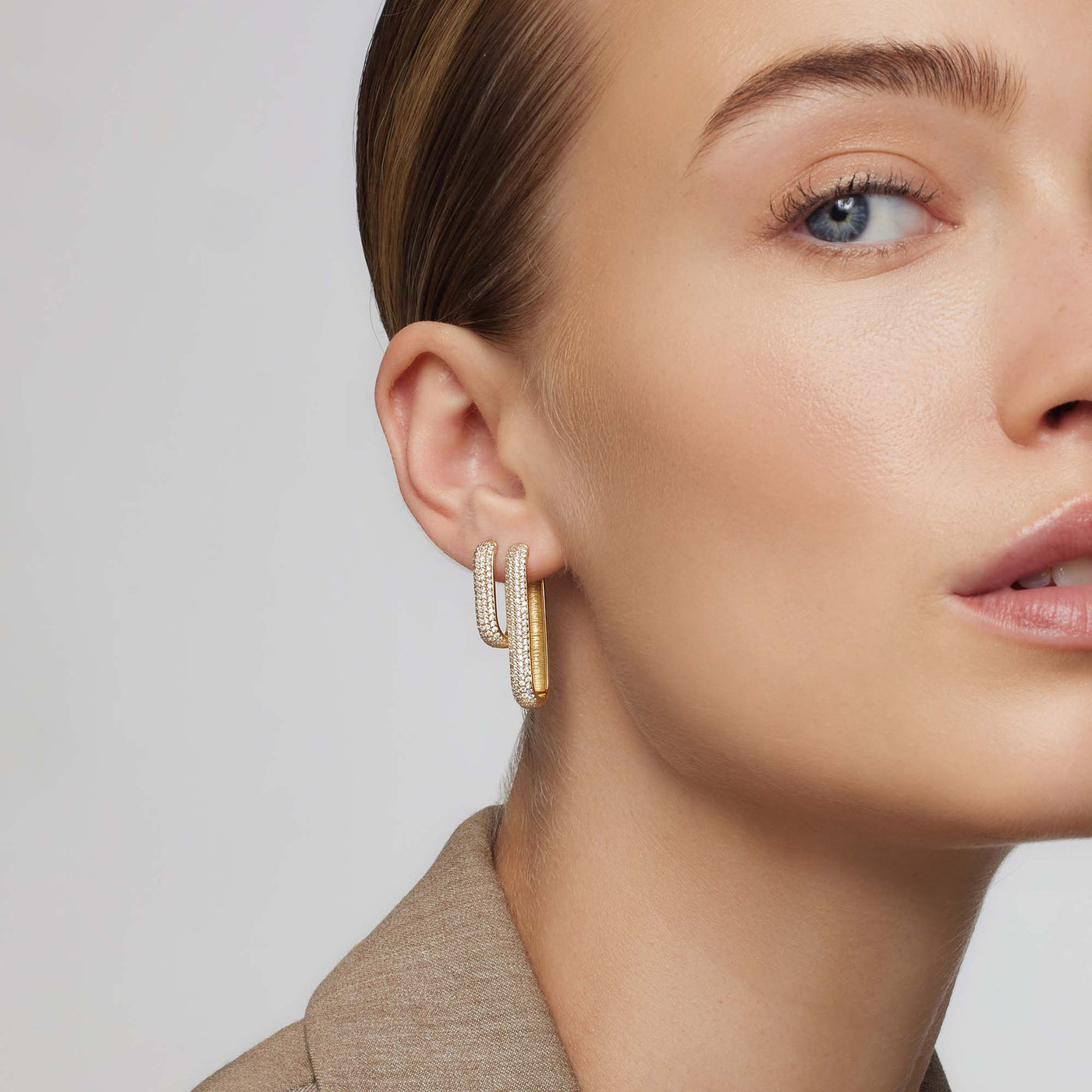 Icon – Double Pavé Earrings