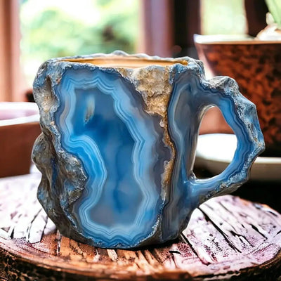 Mineral Crystal Handmade Mug