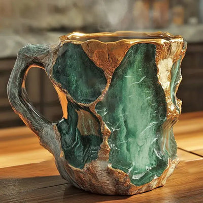 Mineral Crystal Handmade Mug