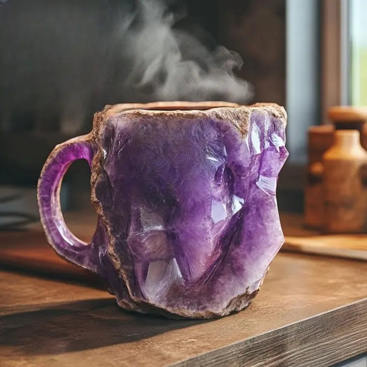 Mineral Crystal Handmade Mug