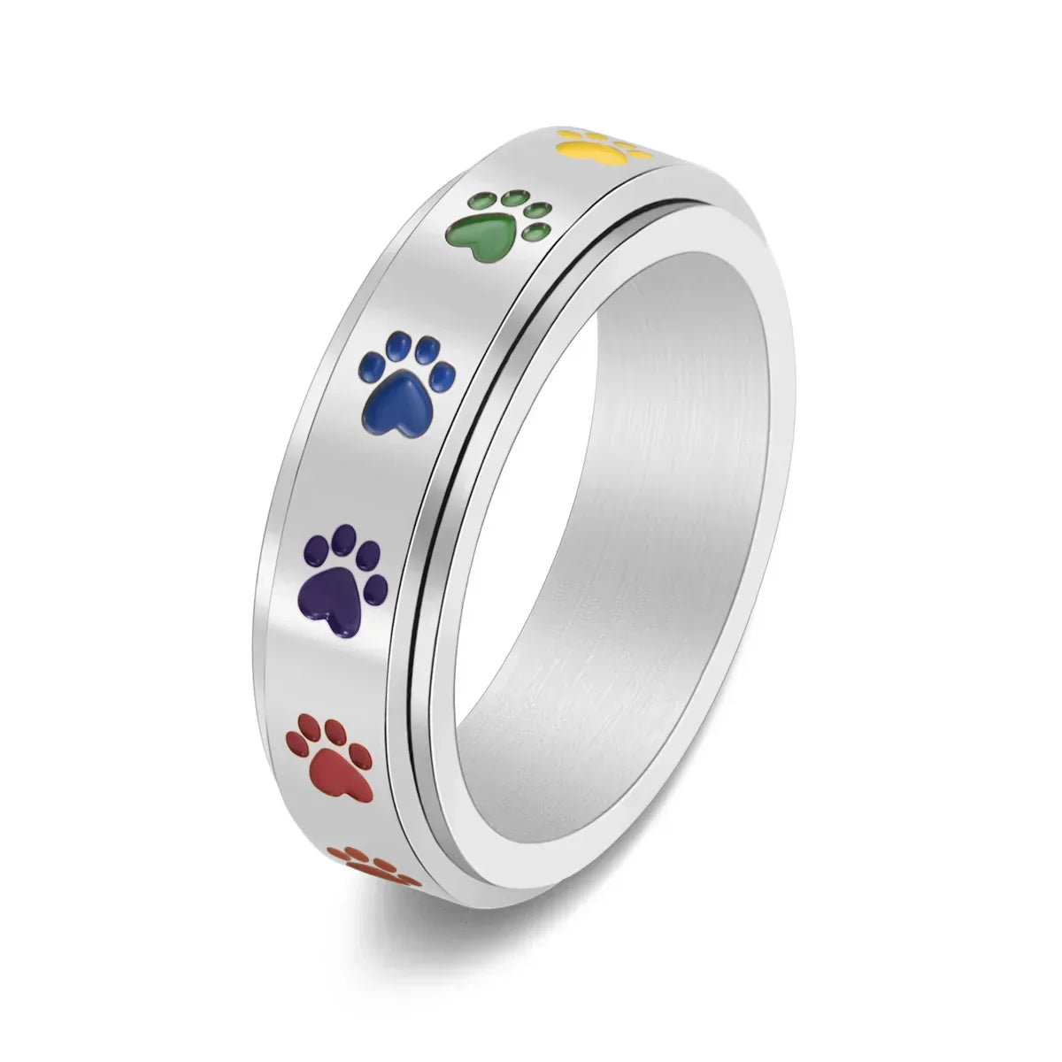 Anti-Stress Ring with Paws