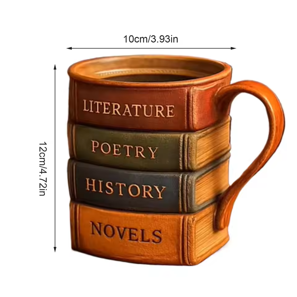 Book Lovers Handmade Mug