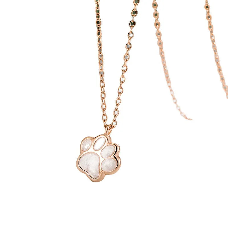 Necklace with Paw Pendant