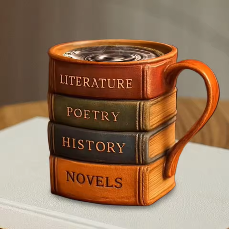 Book Lovers Handmade Mug