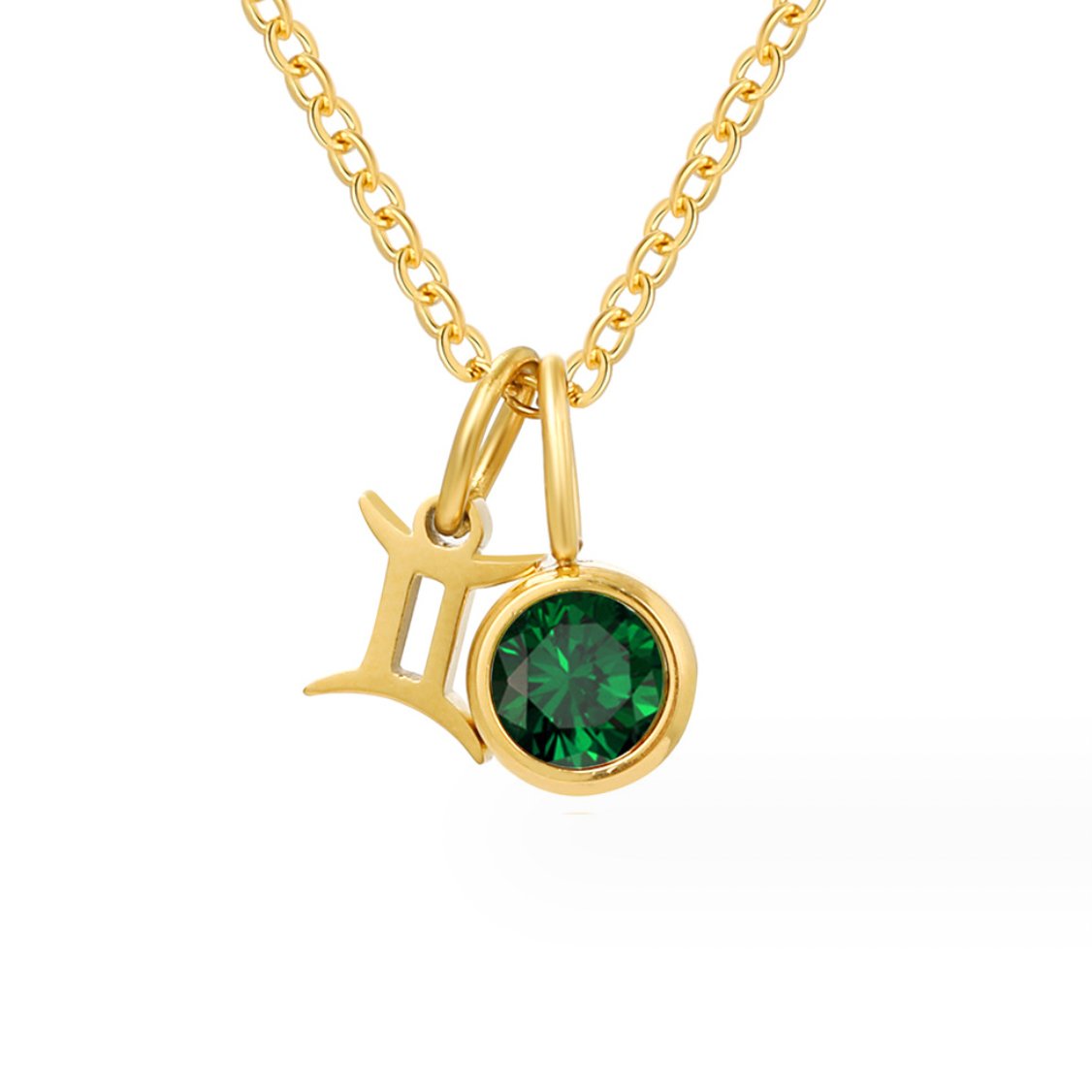 Zodiac Birthstone Necklace