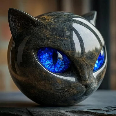 NyxCharm | Mystical Cat Head Sculpture