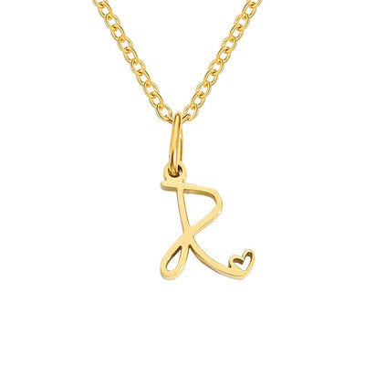 Gold Letter Necklace