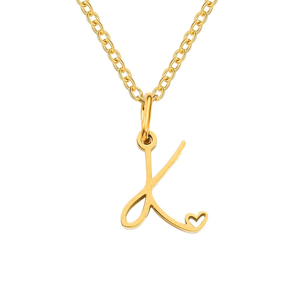 Gold Letter Necklace