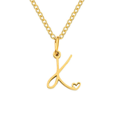 Gold Letter Necklace