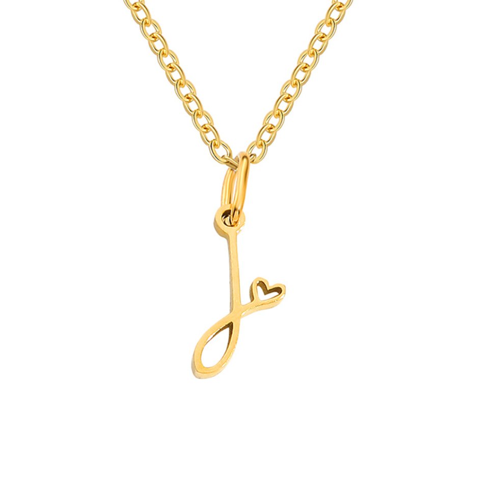 Gold Letter Necklace