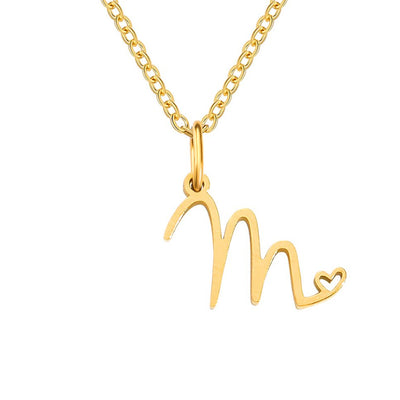Gold Letter Necklace
