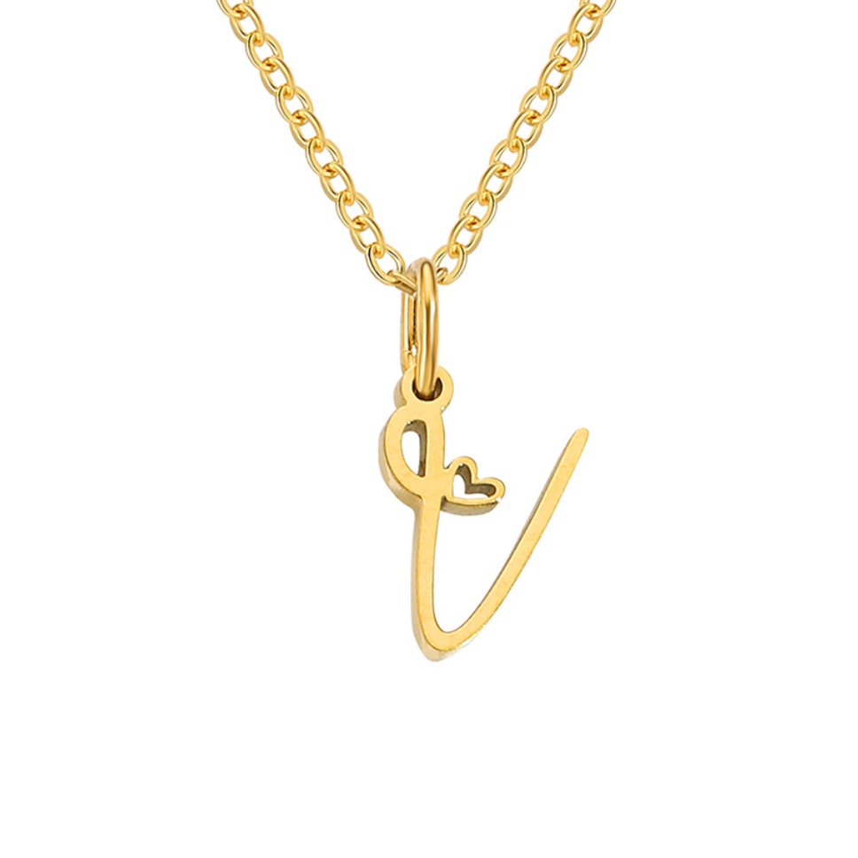 Gold Letter Necklace