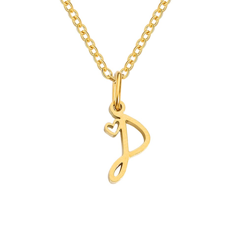 Gold Letter Necklace