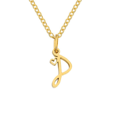 Gold Letter Necklace