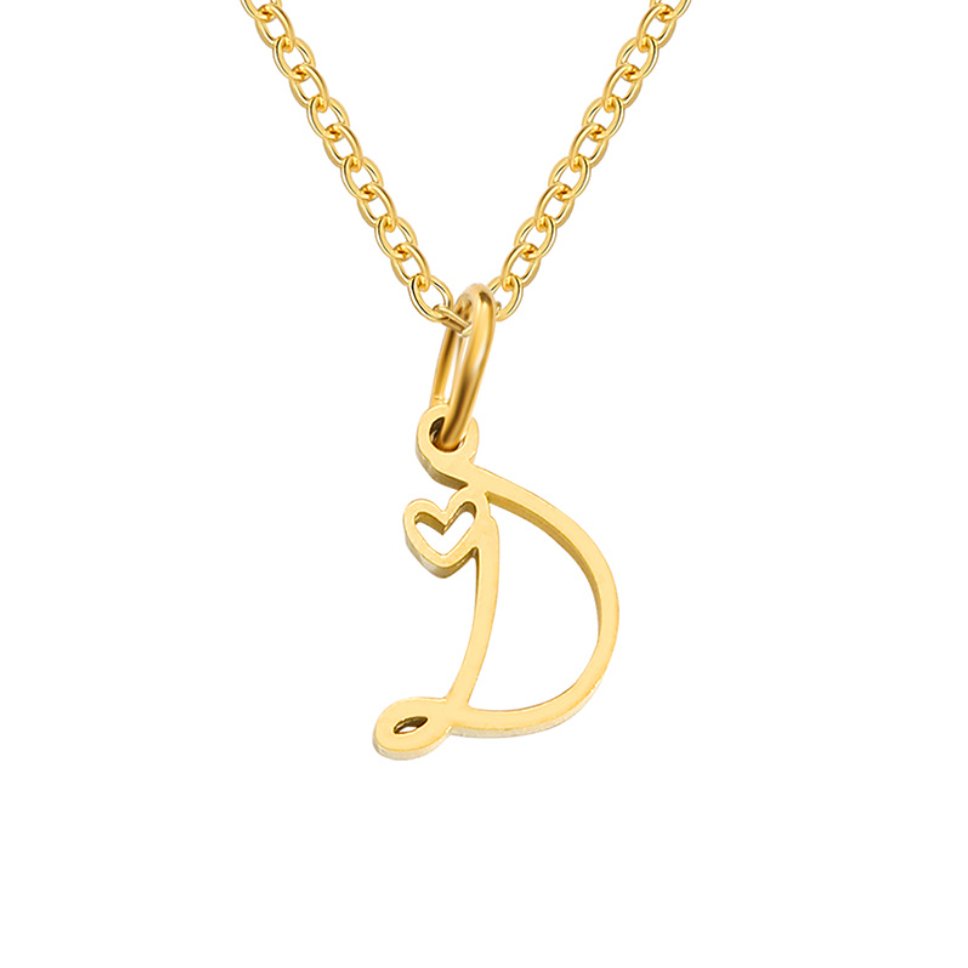 Gold Letter Necklace