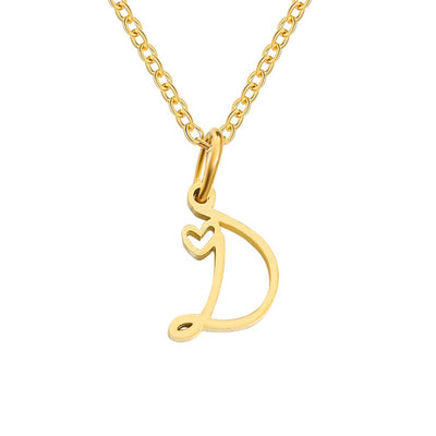 Gold Letter Necklace