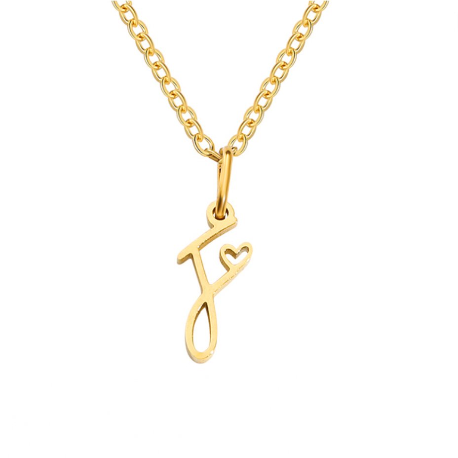 Gold Letter Necklace