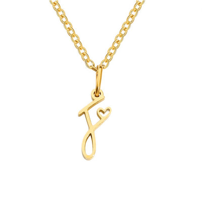 Gold Letter Necklace