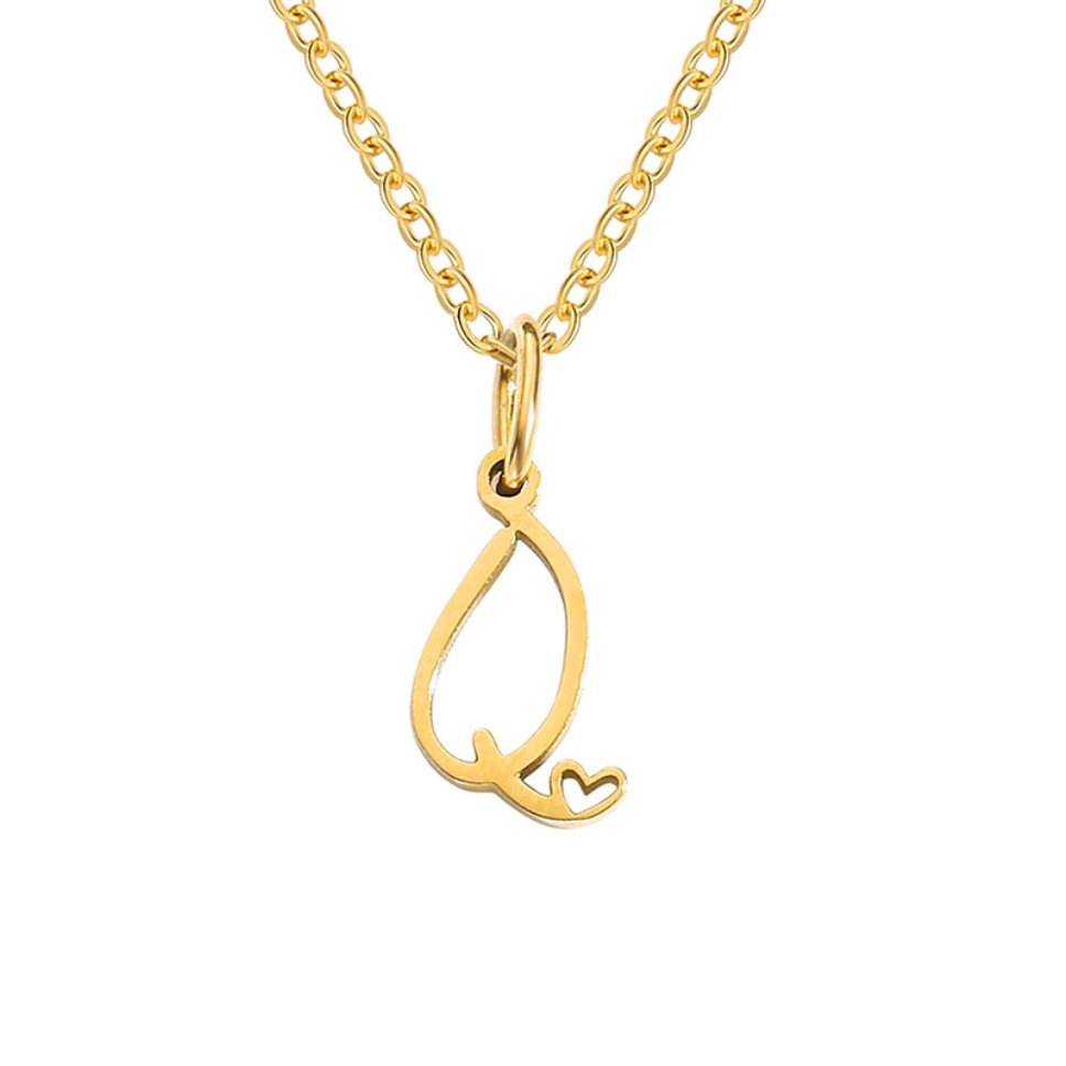 Gold Letter Necklace