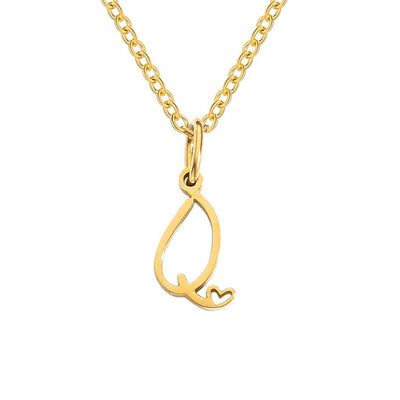 Gold Letter Necklace