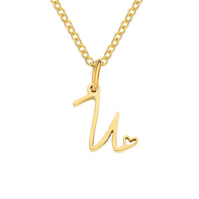 Gold Letter Necklace