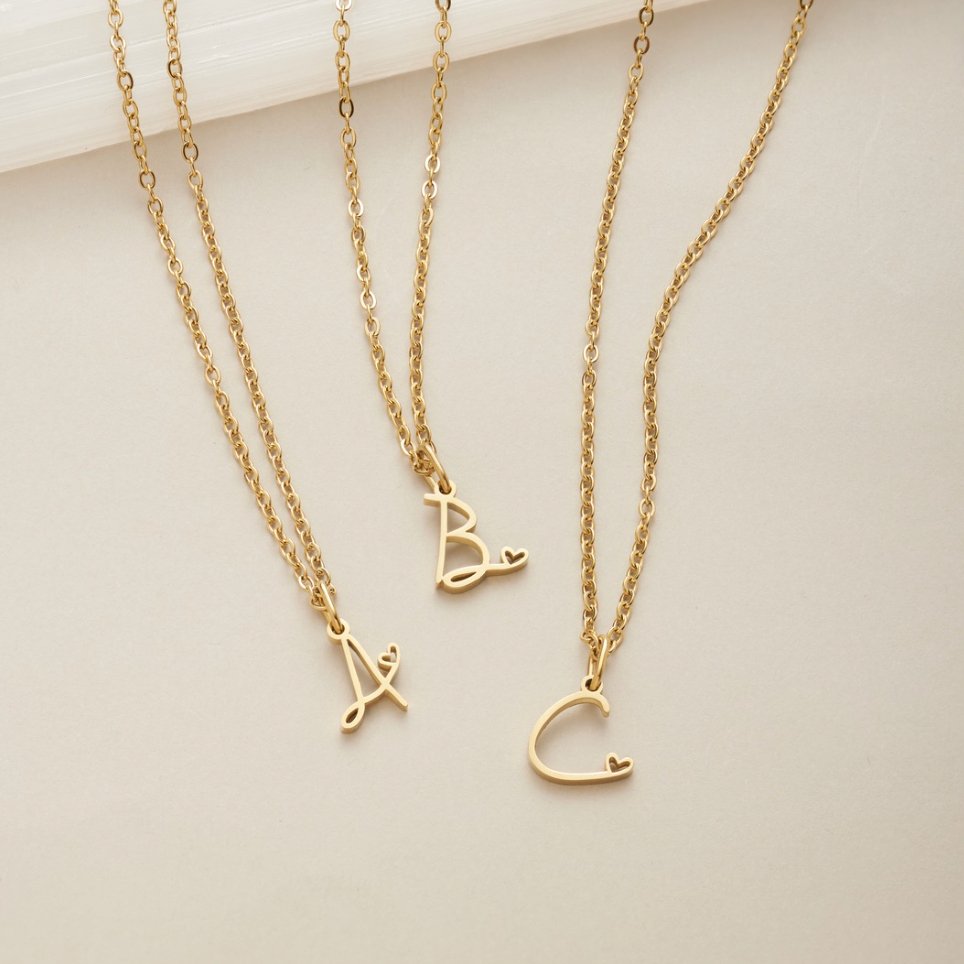 Gold Letter Necklace