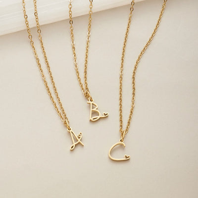 Gold Letter Necklace