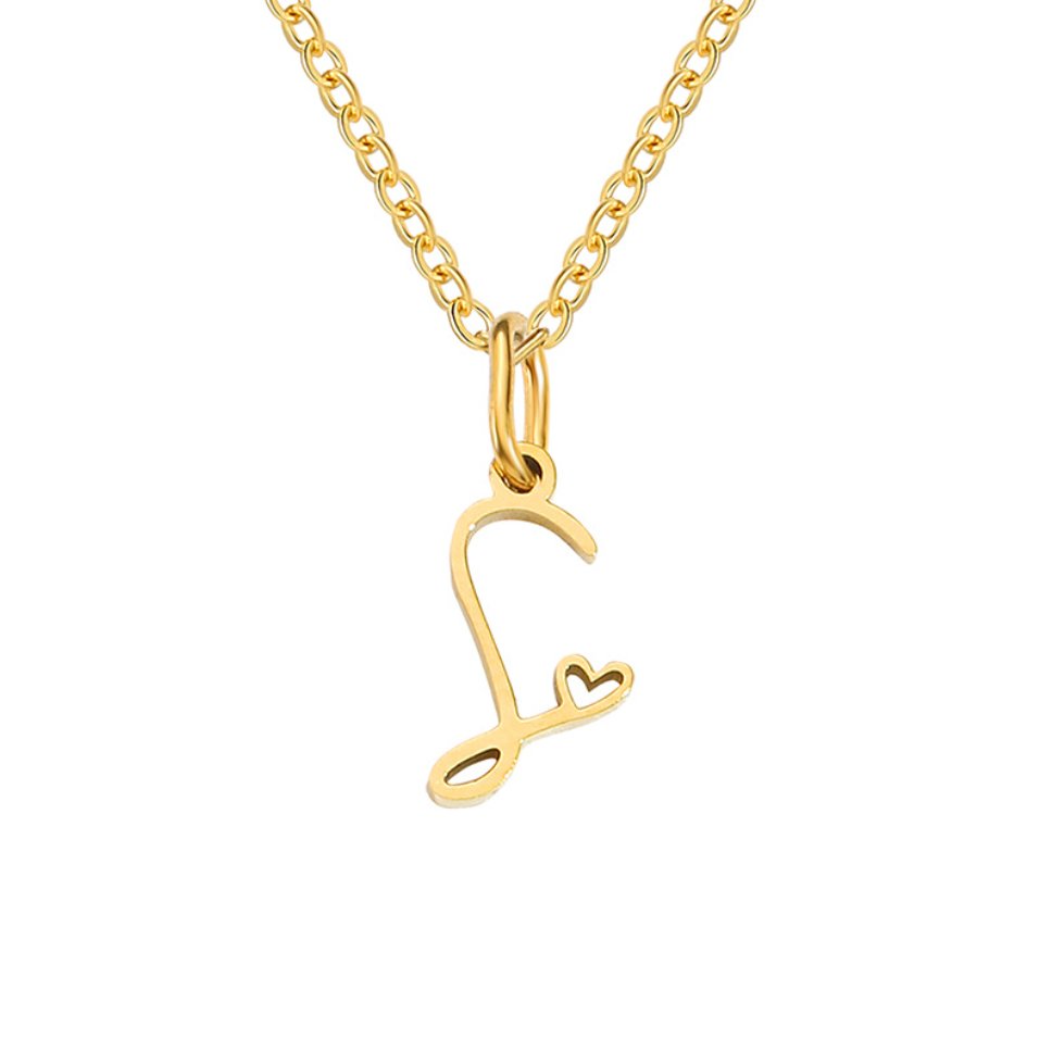 Gold Letter Necklace