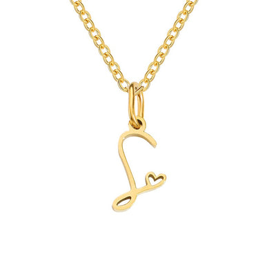 Gold Letter Necklace