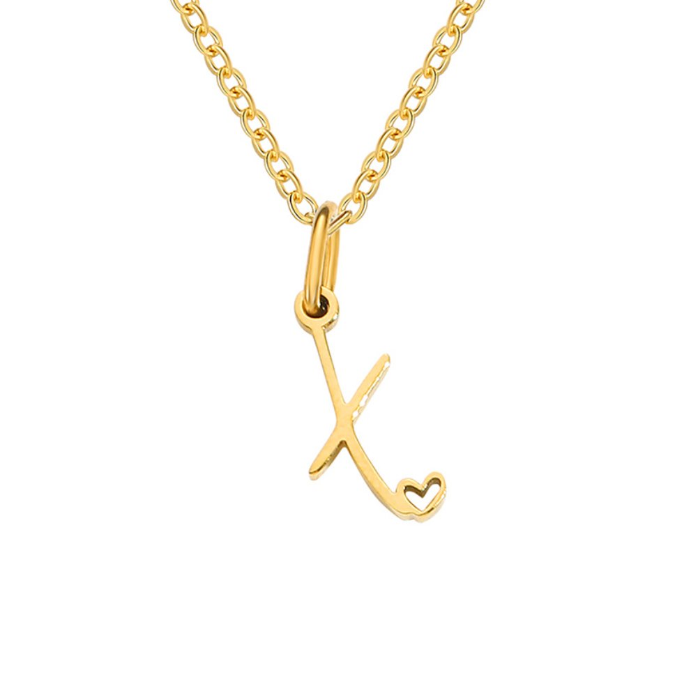 Gold Letter Necklace
