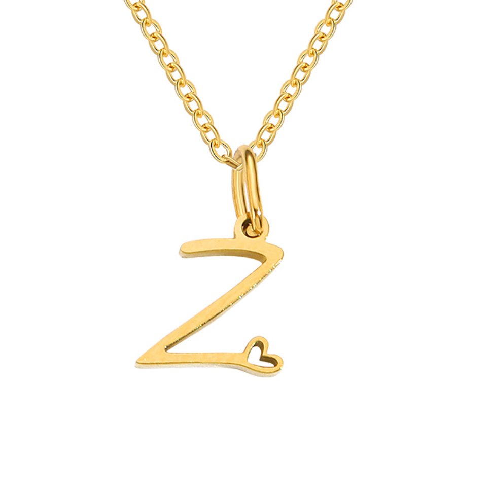 Gold Letter Necklace