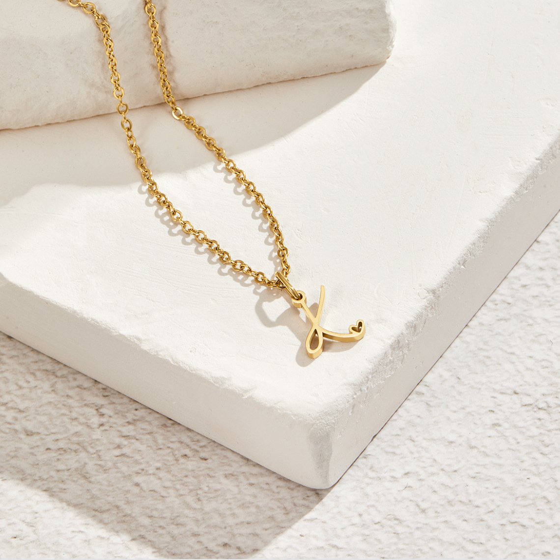 Gold Letter Necklace