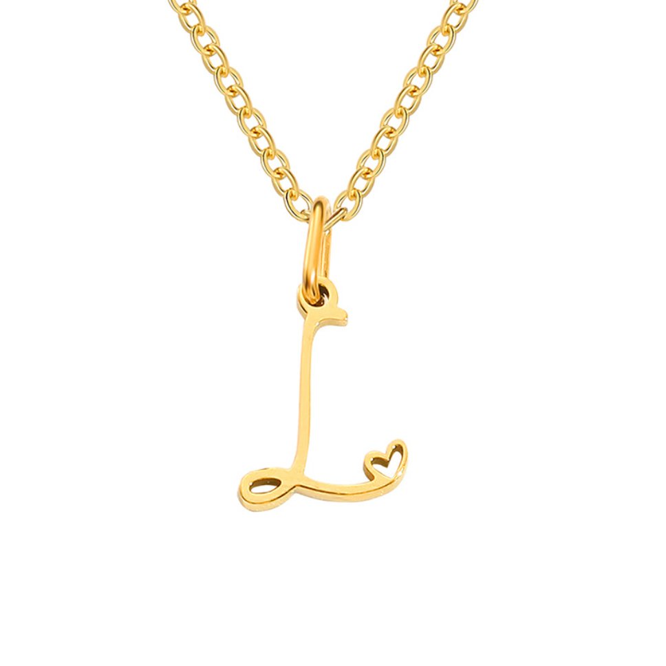 Gold Letter Necklace