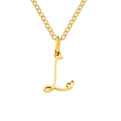 Gold Letter Necklace