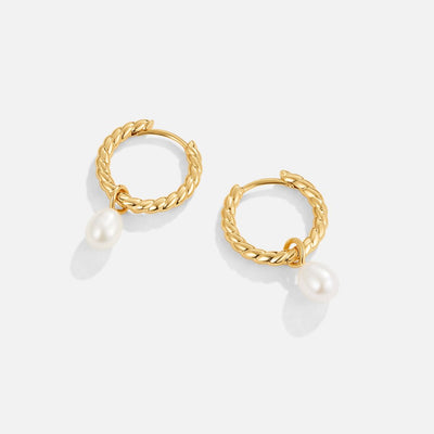 Lucia Pearl Twist Earrings